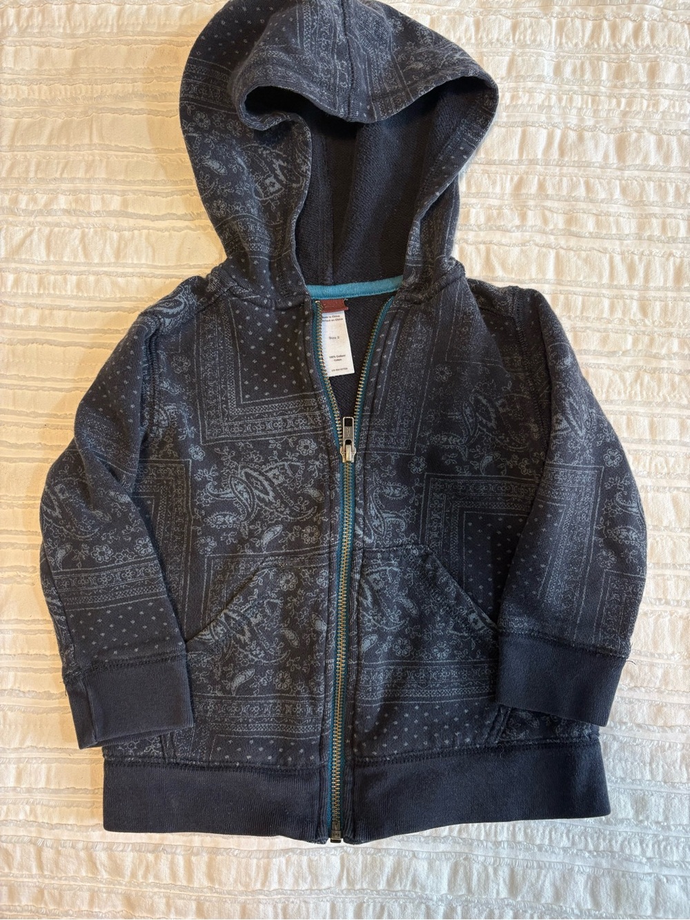 Tea Collection Paisley 2T Hoodie Sweatshirt